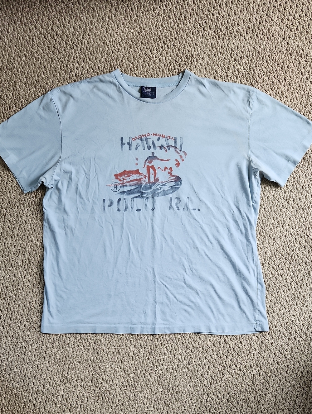 Polo Ralph Lauren Vintage Tshirt Mens Large